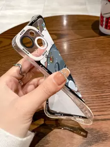 1个TPU摄像头保护手机壳，兼容以下手机型号：兼容 7/8 Plus/X/Xr/Xs Max/11/12/13/14 Pro/Pro Max；兼容 15/15 Pro/15 Plus/15 Pro Max；兼容三星A系列03s/12/13/21s/22/32/33/50/51/52/53/71/72/73/S20fe/21/22 Plus/Ultra；兼容红米9/10/Note 9/10/11/12 Pro；兼容 15/15 Plus/15 Pro/15 Pro Max。可爱国际版，非国内版。 - 無色 - 查看 4