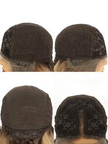 13*1 Lace Front Long Body Wave Synthetic Wig - Multicolor - View 8