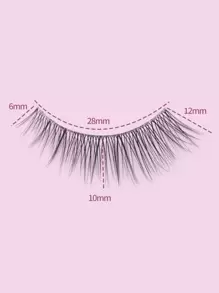 MAGEFY 7 Pairs Of Natural Full False Eyelashes,Fluffy Slim For Everyday Use Manga Eyelashes, Travel Essentials