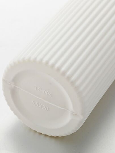 1/ Ceramic Look Plastic Composite Vase, Unbreakable Height 7.8 Inch Tabletop Dried Flower Vase Pampas Grass ation Artificial Home Bohemian Wedding Tafel Room Glass view 4