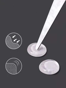 100入組素色門擋 - 無色 - 查看 4