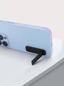 Soporte para teléfono simple plegable - Negro - Ver 1