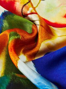 MOTF X KANDINSKY INSPIRED 12mm絲綢印花圍巾,高雅大方 - 彩色 - 查看 10