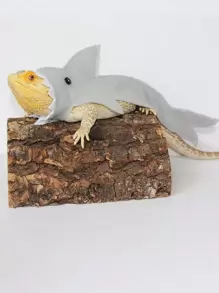 Shark Design Pet Costume Halloween Halloween Costumes - Light Grey - View 1