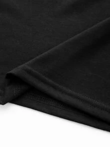 Manfinity Men Christmas Print Tee - Black - View 6