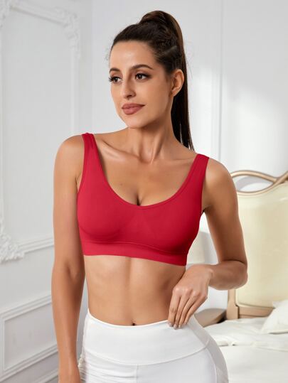 Reggiseni sportivi senza cuciture traspirante morbido