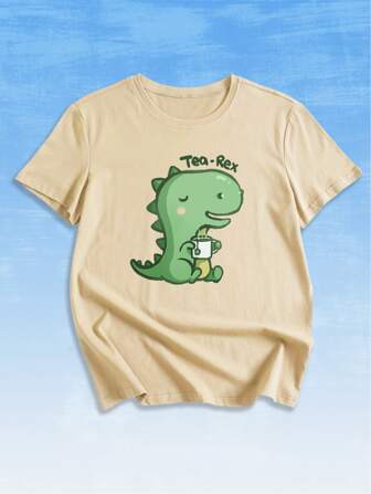 MsChibious T-shirt à imprimé dinosaure