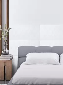 1 miếng dán tường bằng nhựa xốp mềm dày 3D, thiết kế đơn giản, màu trơn, thích hợp cho đầu giường, trang trí phòng & phòng khách, dễ dán, kết hợp tự do, lý tưởng cho việc cải tạo phòng, miếng dán tường chống va đập bằng chất liệu xốp XPE tự dính, trang trí nhà đơn giản & thanh lịch, trang trí nhà theo phong cách hiện đại tối giản, giấy dán tường, giấy dán tường, vật dụng trang trí mùa xuân làm mới ngôi nhà của bạn, nhãn dán trang trí Rama quà tặng sinh nhật tốt nghiệp - trắng - Xem 3