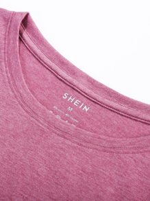 INAWLY Butterfly & Star Print Tee Graphic Tees Women Tops - Dusty Pink - View 6