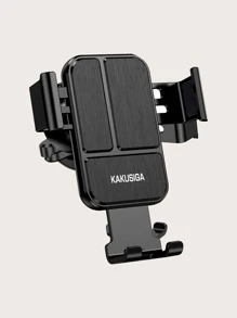Minimalist Car Air Outlet Phone Holder - Black - View 2