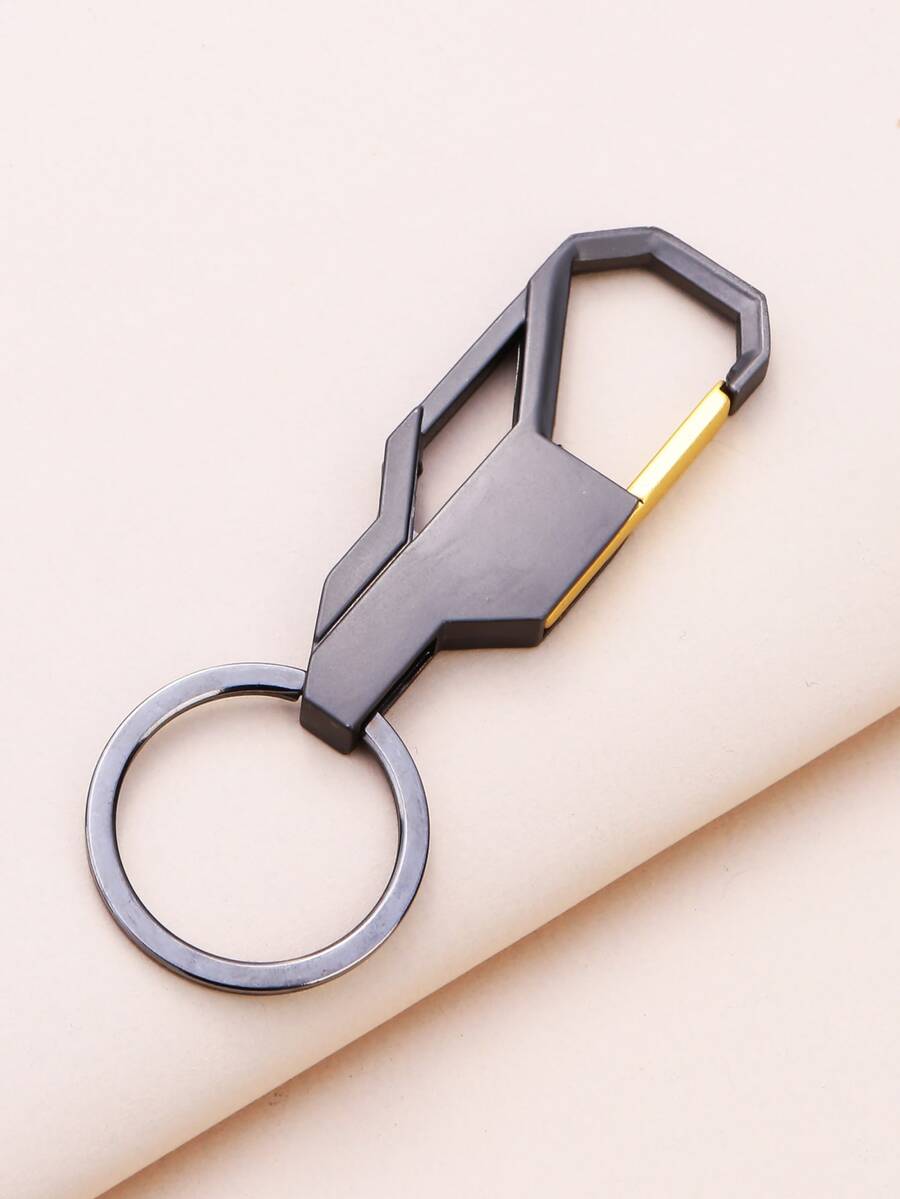 極簡風格合金鑰匙圈 - 彩色 - 查看 1