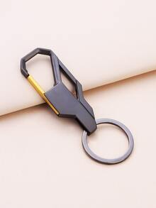 極簡風格合金鑰匙圈 - 彩色 - 查看 3