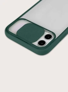 Slide Camera Cover Case Compatible With IPhone Compatible With IPhone 11,IPhone 13,IPhone 14 Pro Max - Dark Green - View 3