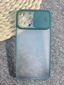 Slide Camera Cover Case Compatible With IPhone Compatible With IPhone 11,IPhone 13,IPhone 14 Pro Max - Dark Green - View 7