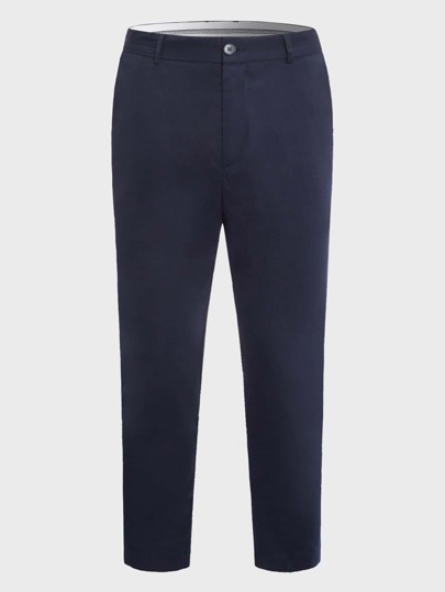 SHEIN Men Solid Tapered Pants