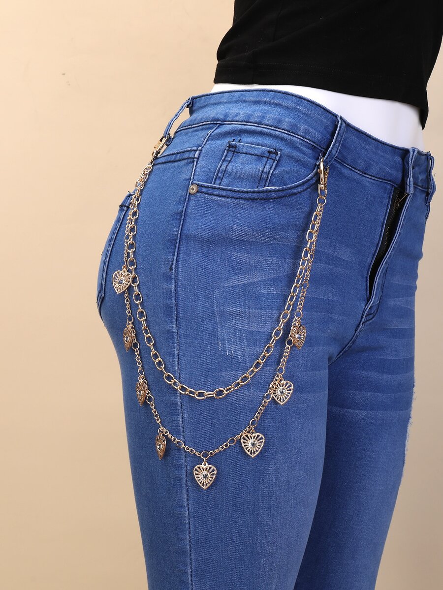 愛心掛飾褲鏈
