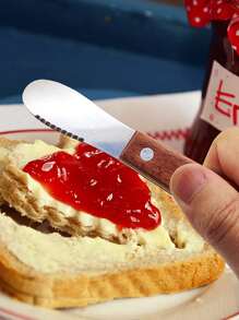 1入組隨機不銹鋼牛油刀 - 彩色 - 查看 2