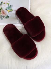 Minimalist Fluffy Bedroom Slippers