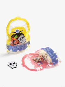 10 piezas Bolsa de caramelo con estampado de dibujos animados - Multicolor - Ver 5