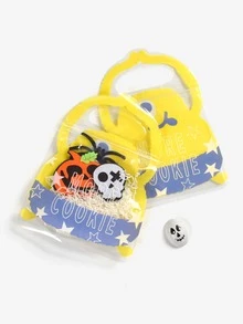 10 piezas Bolsa de embalaje con estampado de dibujos animados - Multicolor - Ver 1