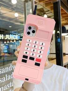 Cellphone Shaped Phone Case Compatible With IPhone 11,IPhone 13,IPhone 14 Pro Max - Pink - View 2