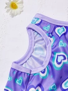 PETSIN 情人節心形印花寵物背心