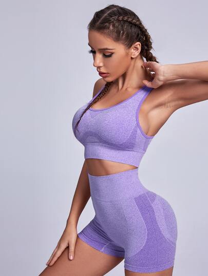 Seamless Wideband Waist Sports Set