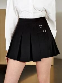 Firerie 圓環細節百褶半身裙