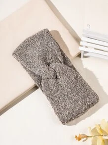 Twist Detail Hair Band - Khaki - View 3