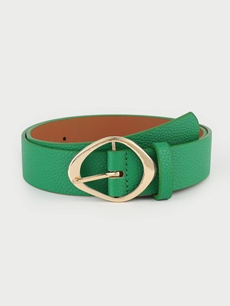 1pc Unique Buckle Belt With Hole Puncher
