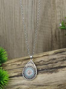 TopHanqi 3入組鏤空水滴裝飾首飾套裝 - 彩色 - 查看 4