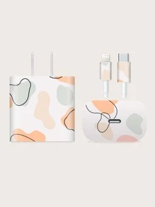 2張撞色貼紙適用於蘋果充電頭 - 彩色 - 查看 1