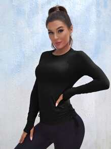 Easithlete Criss-Cross Slim Fit Sports Tee Fitted Shirtworkout Tank Top