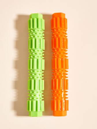 1入組隨機色磨牙棒設計寵物咀嚼玩具