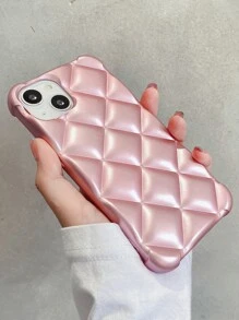 Vỏ điện thoại chần bông - Hồng - Xem 7