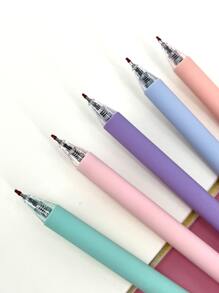 5支可伸縮黑色墨水圓珠筆 - 彩色 - 查看 3