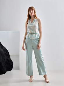 MOTF X Van Gogh INSPIRED Áo sơ mi nữ Tất cả trên in Thanh lịch - Nhiều màu - Xem 8