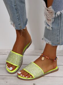 Dép bệt Nữ - màu xanh lá - Xem 7