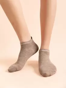 7 pares calcetines unicolor
