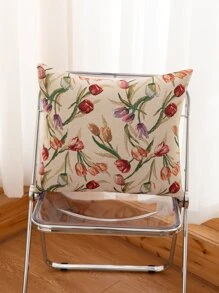 Vỏ gối bằng vải Jacquard hoa không có chất độn, vỏ gối ném Cottagecore cho ghế sofa, phòng khách - Nhiều màu - Xem 4