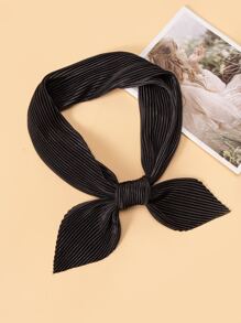 1入實心通用街頭時尚多用途仿製搖滾口袋廢棄圍巾頭巾，頭帶，理想裝扮你的形象 - 黑色 - 查看 2