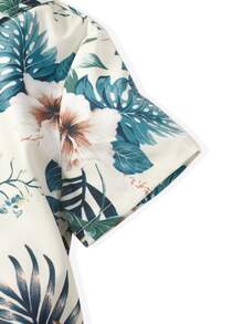 小男童熱帶圖案襯衫和短褲 - 彩色 - 查看 4