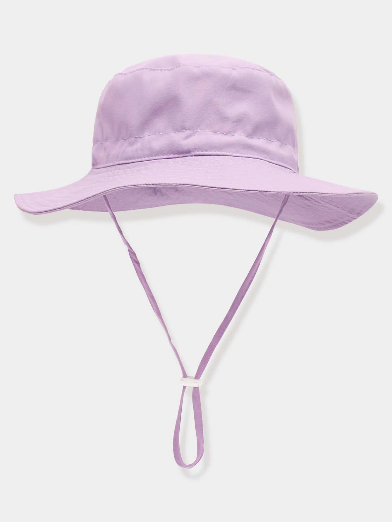 Girls Solid Sun Hat - Mauve Purple - View 1