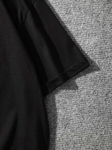Tops Nam Con số Đường phố - màu đen - Xem 4