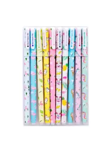 10 cái Bút Gel hình Flamingo & Unicorn - Nhiều màu - Xem 1