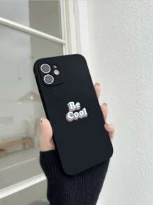 Slogan Graphic Phone Case - Multicolor - View 3