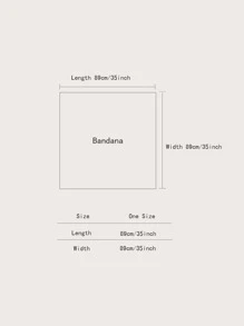 1pc Women Minimalist Solid Casual Style Bandana - Royal Blue - View 4