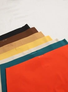 Women's High Stretch Plain Multicolor Casual Comfy Bikini Briefs Panties Fabric Underwear - Multicolor - View 4