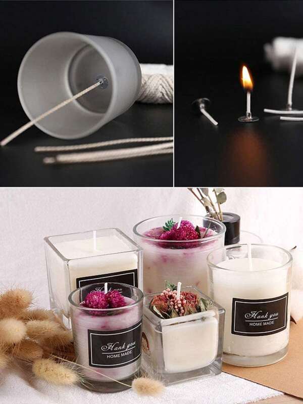 Lot De 12 Pots à Bougies En Aluminium - 120ml - Pour DIY Bougies & Rangement - Couleur Argent