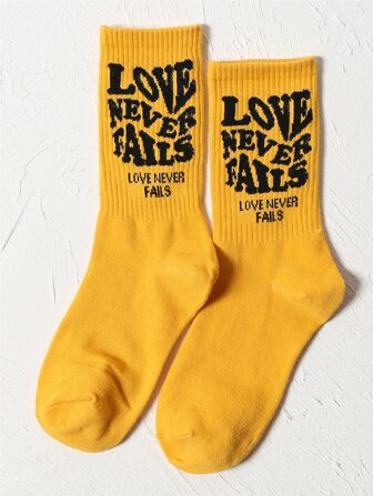 Chaussettes à lettres